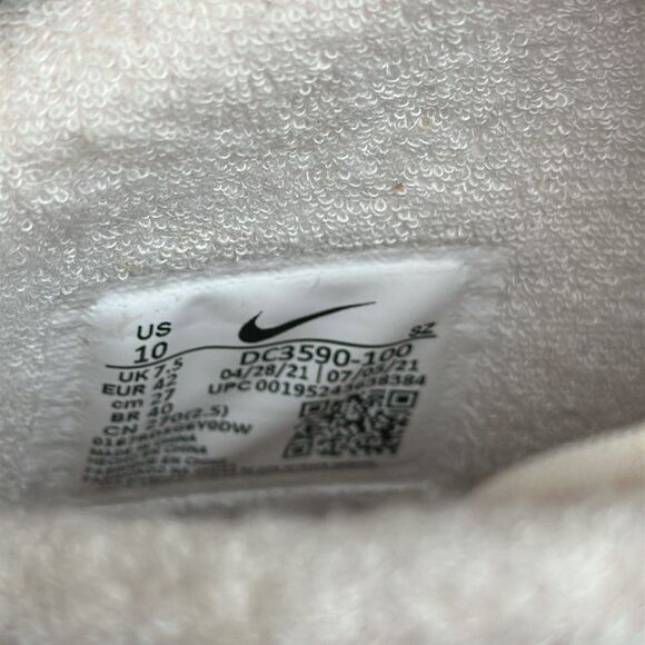 Nike Air Force 1 High Sculpt White Leather Red Swoosh Women’s 10 DC3590-100 - Picture 7 of 7